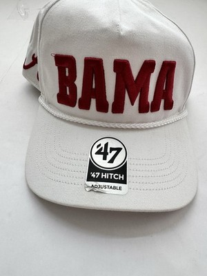 BAMA  47 Cap Baseball Hat NEW White A Snap Back Tags