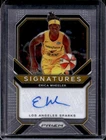 2021-22 Panini Prizm WNBA Erica Wheeler Signatures Auto Autograph #SG-EWL Sparks