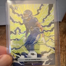 Topps Football 2024 Kyle Hamilton Baltimore Ravens Rookie Card #9. rookie card picture