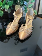 Supadance Latin dance shoes Style 1534 - Flesh Satin British size 4 US 6 1/2