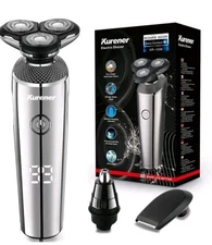 Electric Razor for Men, Kurener Electric Shaver for Men, Rechargeable Wet/Dry...
