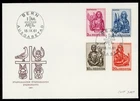 SWITZERLAND 1961 FIRST DAY COVER, WOOD CARVING FROM ST. OSWALD'S CHURCH !! II74