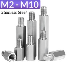 Hex Spacer Standoff Mount Fixing  PCB  Metric Bolts M2 M2.5 M3 M4 M5 M6 M8 M10