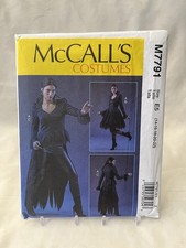 McCalls M7791 Vampire Goth Witch Jacket and Skirt Costume Sewing Pattern 14-22