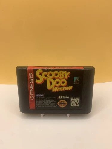 Scooby-Doo Mystery Sega Genesis Authentic Cart  1995 Retro Game TESTED & WORKING