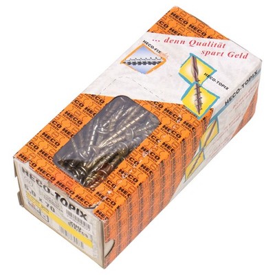 HECO-TOPIX 6.0 x 70, countersunk head, Pozi-Drive, VG, A2L, 200 pcs., 34577, ...