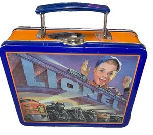 1998 LIONEL Train Mini Tin Lunchbox - Candy Box - collectable Vtg.