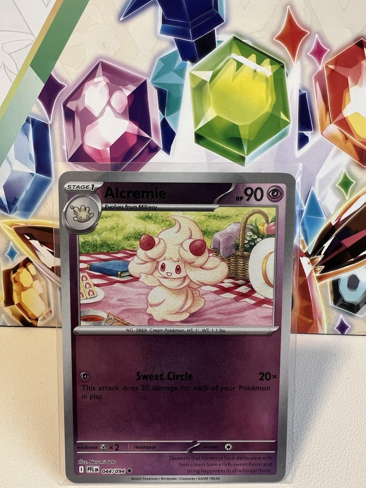 Alcremie 044/094 Uncommon Reverse Holo - Pokemon TCG Phantasmal Flames - NM