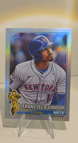 Francisco Lindor #76R-13 2025 Topps Heritage 1976 Redefined card