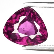 💎 2.53ct Trillion Natural Purplish Pink Rhodolite Garnet - Tanzania Gemstone