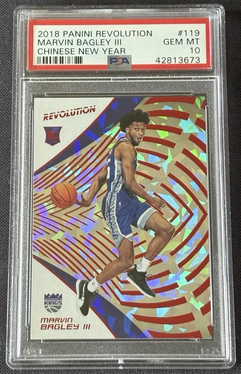 2018 Panini Revolution Chinese New Year #119 Marvin Bagley III PSA 10 GEM MINT