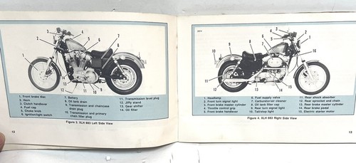Harley Davidson 1986 XLH Models Owners Manual - Picture 4 of 4