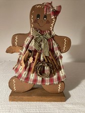 Wooden Gingerbread Woman. 12  