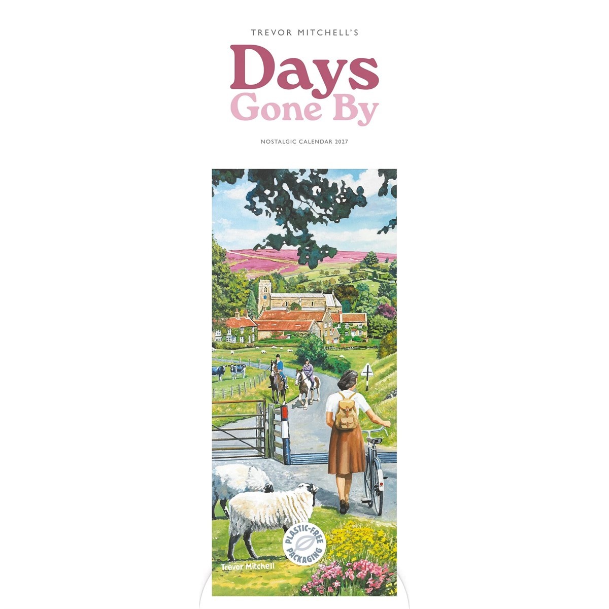 Trevor Mitchell, Days Gone By 2027 Slim Month To View Wall Calendar - Image 3