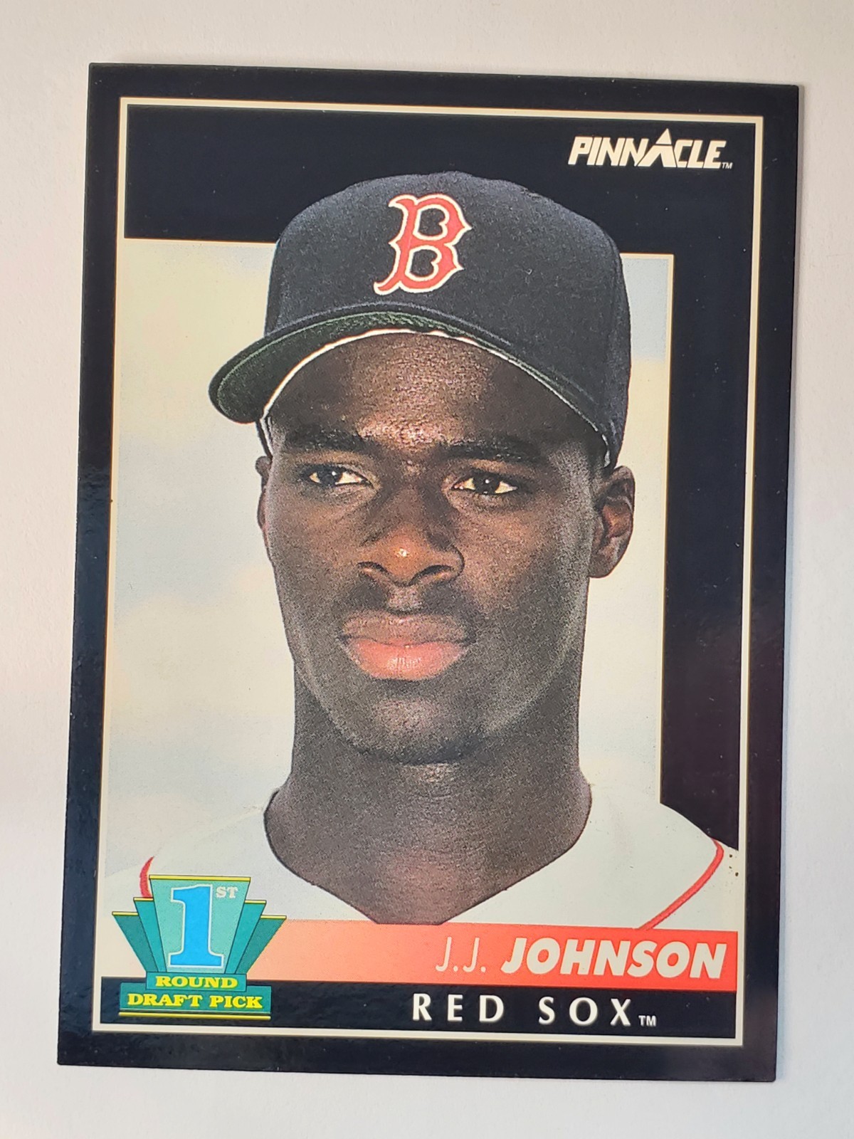 1992 Pinnacle #577 J.J. Johnson RC!!! ~ Boston Red Sox ROOKIE !!!