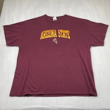 Vintage Arizona State Sun Devils Shirt Red Mens XL 90s Y2K Emboirdered