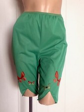VTG SILKY NYLON PETTIPANTS BOY SHORTS Bloomers Vanity Fair sz S M