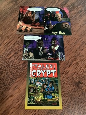 TALES FROM THE CRYPT PROMO CARD SET 1-4 1993 CARDZ