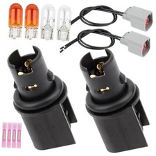 Side Marker Light Park Bulb Socket Connector Plug Pigtail Harness for Ford
