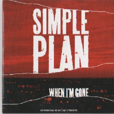 Simple Plan - When I'm Gone - Used CD - Promo - G6244z