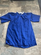 JOSTEN'S Graduation GOWN Robe Size 5'4- 5  6 Royal Blue Front Zip Womens School