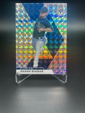 2021 Panini Mosaic White Mosaic Shane Bieber #80 Indians - Free Shipping