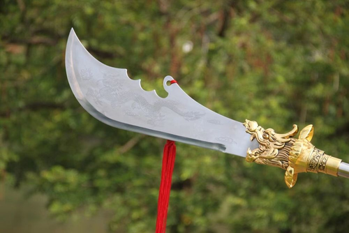 God of War “关公” Guan Yu Big Dao Sword Chinese KUNGFU Dao Broadsword Sharp Blade - Picture 5 of 8
