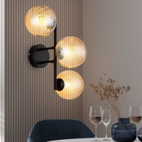 Wandleuchte Wandlampe Flurlampe Glaskugel Biglight