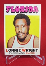 Lonnie Wright Topps NBA Basketball Card 1971 #206 Near Mint 