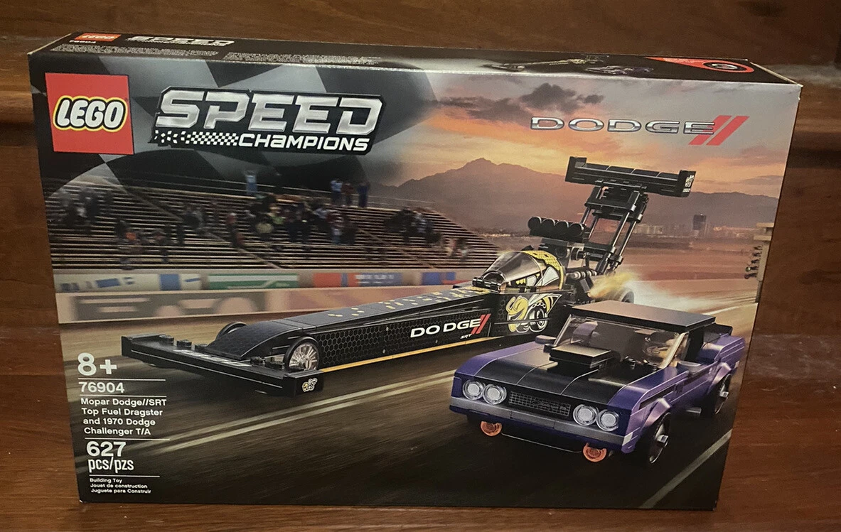 LEGO Speed Champions Mopar Dodge/SRT Top Fuel Dragster & 1970 Challenger ( 76904) | eBay