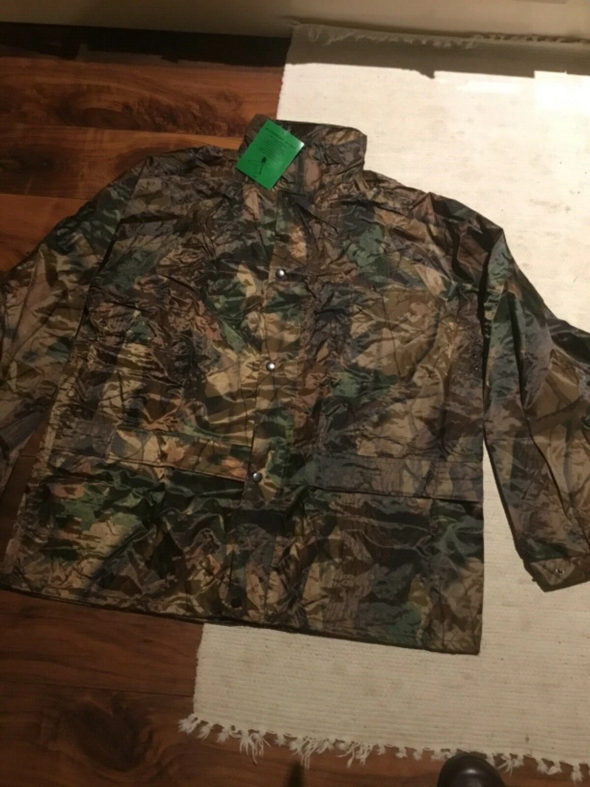 Waterproof Jacket, TREE CAMO, size Large