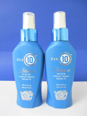 It's a 10 POTION 10 Miracle Instant Repair Leave In 4 oz (Lot of 2)