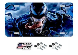 Red Eyed Zombie Monster Crypt Horror Creature License Plate Front - Foto 10