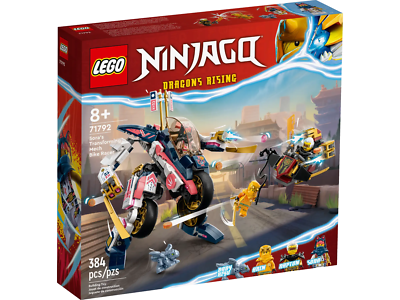 LEGO Ninjago 71792 Sora's Transforming Mech Bike Racer New Factory