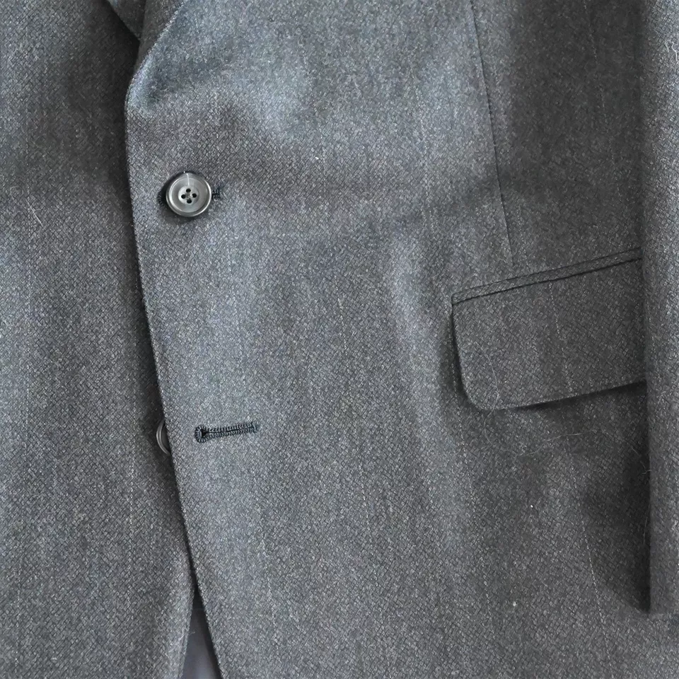 De Colección Corbin Hecho en EE. UU. 40L 34x32 Gris Ojo de Pájaro Franela Hombres Chaqueta Pantalones Traje Foto 3 de 4