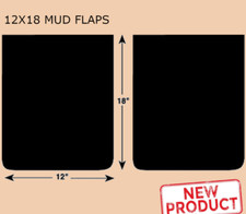 2 Rubber Truck Mud Flaps 12 In Wide X 18 Long X 14 Thick Single Wheel Pickups 2 Rubber Truck Mud Flaps 12 In Wide X 18 Long X 14 Thick Single Wheel Pickups