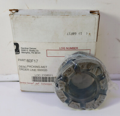 1 NEW GARDNER DENVER 60F17 PACKING.MET NIB ***MAKE OFFER***
