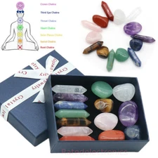 Natural Obelisk Quartz Crystal Stone Mineral Healing Meditation Therapy Colorful