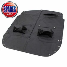 Classic MG MGB Superior Vinyl Full Tonneau Cover Head Rests Black – T255AA