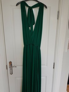 emerald green multiway dress