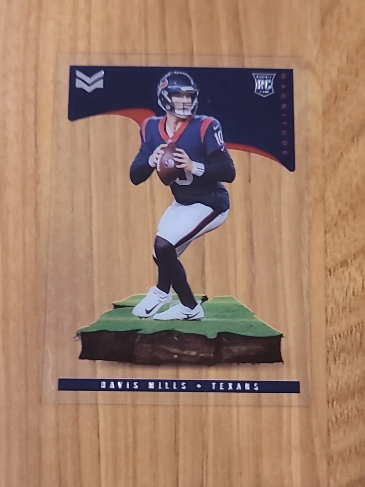 2021 Panini Chronicles Stars & Stripes ~ DAVIS MILLS MAGNITUDE ROOKIE #MAG-14 RC - Image 2 of 4