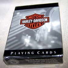 Genuine Harley Davidson Deck of Playing Cards Sealed New Old Stock Black B/S