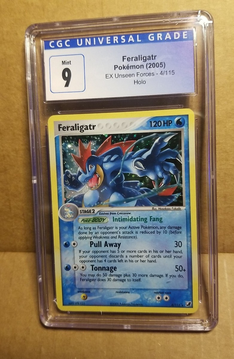 Feraligatr Ex CGC 9 Pokémon Holo Unseen Forces 103/115 Mint | eBay