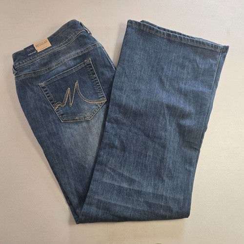 Maurices Ellie Jeans Women's 15 / 16 Reg Blue Medium Wash Straight Fit NWT - Picture 12 of 18