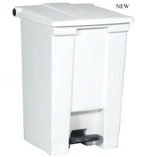 Rubbermaid Commercial Products Step-On Trash Can with Lid, 12-Gallon