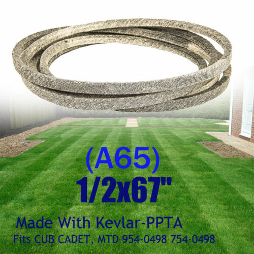 Replacement Belt For Cub Cadet MTD 954-0498 754-0498 1/2"x67" made with Kevlar - Picture 2 of 8