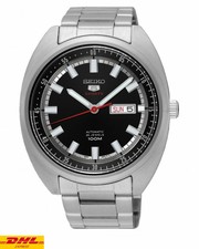 Seiko 5 Sports Men's Black Watch - SRPB19K1 for sale online | eBay