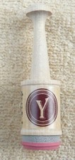 Wood Mount Rubber Stamp Initial Y New