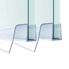 Sliding Shower Door Bottom Seal, 2 PCS 3/8" x 36" Sliding Shower Door Sweep f...