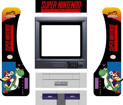Arcade1Up Partycade Decal Kit - New Skins for your Party Cade Unit  Arcade 1Up